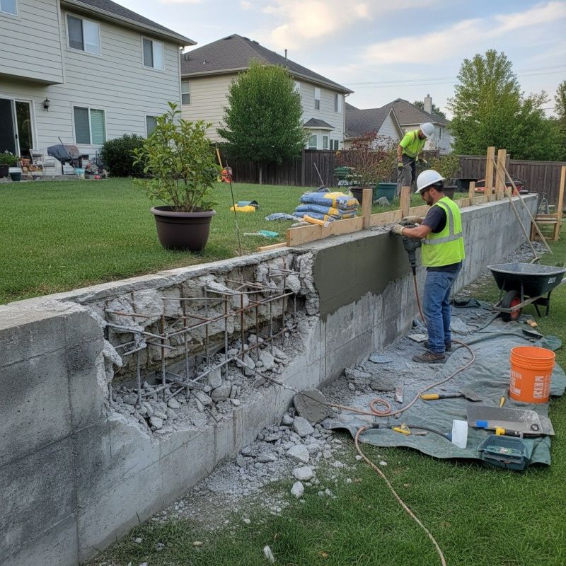 Concrete Wall Repair detail